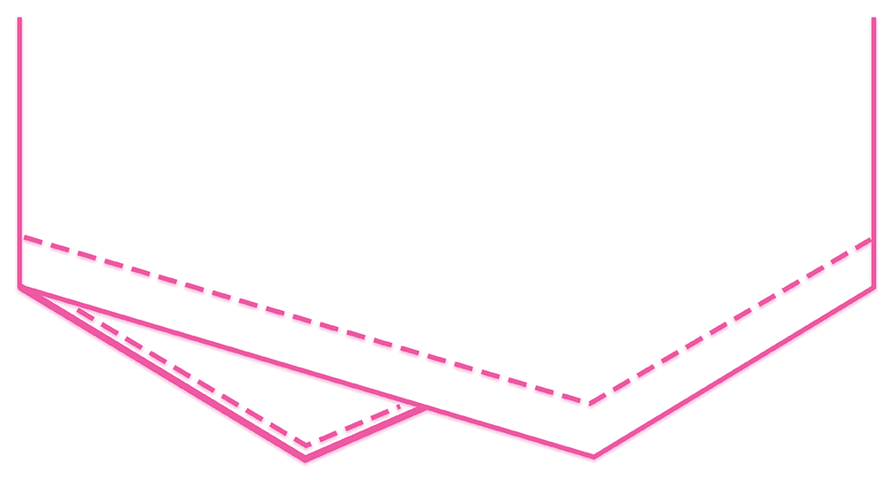 ชายเฉียงข้าง hem, shown as a line diagram